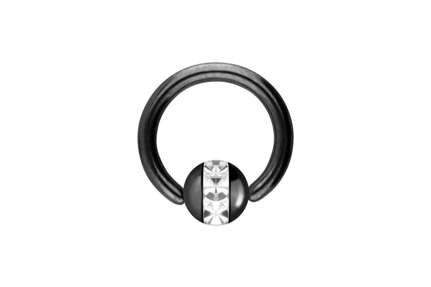 Chirurgenstahl Klemmkugelring Piercing EPOXY-RING-KUGEL